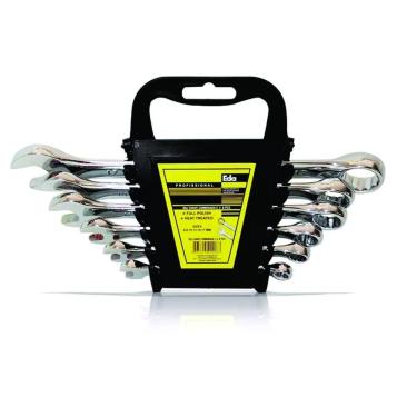 Imagem de Jogo Chave Combinada 6 A 17Mm Cromo Vanadio 6Pçs 8Qj - Eda