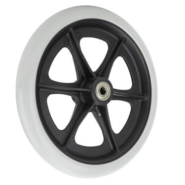 Imagem de Generic Rodas Dianteiras para Cadeiras de Rodas de 8 Polegadas, Fáceis de Instalar, Material TPR Adequado para a Maioria das Cadeiras de para Deficientes