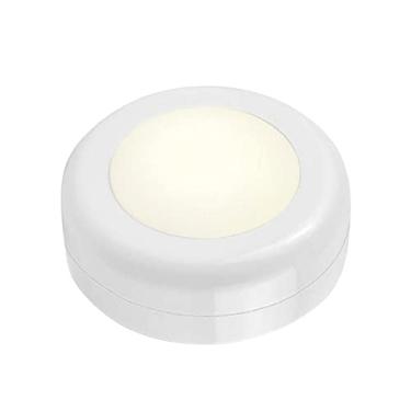 Imagem de Luz de Puck LED para Iluminação Armários com Controle Remoto 16RGB Armário Sem Fio Operada por Bateria Lâmpada Noturna Função Dimmer e Timer 10 Cozinhas Banheiros Festas