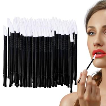 Imagem de Pincel labial para batom, pincéis labiais de maquiagem, varinhas de ferramenta aplicadora portátil para mulheres, corretivo brilhante para esmalte de unhas