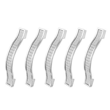 Imagem de Puxadores de armário puxadores de gaveta 5 peças 160 mm liga de cristal puxador de móveis puxadores de gaveta acessórios de móveis