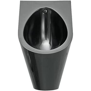 Imagem de Mictório sanitário de banheiro para louças sanitárias masculinas, mictório de aço inoxidável 304, mictório de parede masculino por indução de drenagem urinol de banheiro público pequeno vaso sanitário