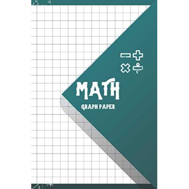 Imagem de Math Graph Paper: Graph Paper Composition Notebook, One Subject, Perfect size for school 6"x 9", 5x5 per inch, 110 Pages