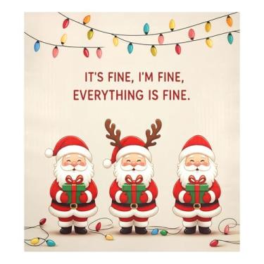 Imagem de SEHANY Capa magnética para lava-louças de Papai Noel, adesivos magnéticos para decoração de Natal antiarranhões para painel de geladeira e lava-louças, decoração de Natal de cozinha doméstica 58 x 66