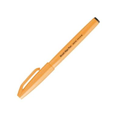 Imagem de Pentel Caneta Brush Sign Pen Laranja Flourescente SM/SES15C-FFPB