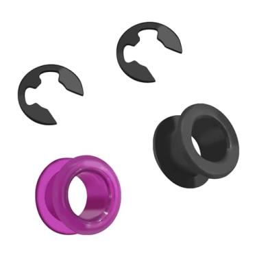 Imagem de SWQS Conjunto de 2 conjuntos de kit de reparo de bucha de cabo de câmbio de transmissão para Toyota Corolla 2003-2008, 33835-08010 Kit de reparo de bucha de câmbio de engrenagem com clipes fixos de