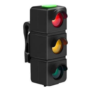 Imagem de Lanterna Traseira para Bicicleta com LED Recarregável, Semáforo 3 Cores, 7 Modos de Iluminação, 30Lm, Resistente à Água, com Suporte Ajustável e Cabo USB