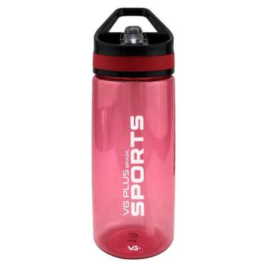Imagem de Garrafa Squeeze Aerobic Plástico Com Bico 650ml Academia Vg+ Vermelho