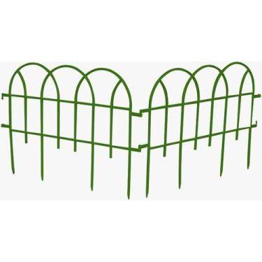 Imagem de Cerquinhas Decorativa Kit 12 Jardim Romana Verde faz 5,10 mt - Wlplast