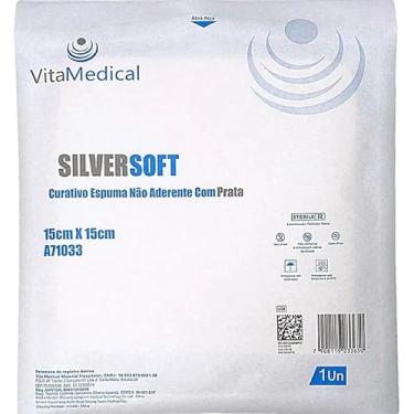 Imagem de Curativo Espuma De Não Aderente Com Prata 15cmx15cm
