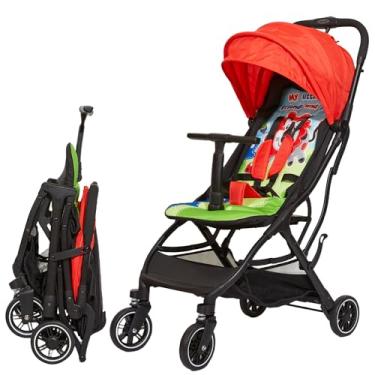 Imagem de Cool Kids Carrinho de bebê com guarda-chuva portátil, com função de dobramento automático, adequado para caminhadas, compras e parques de diversões