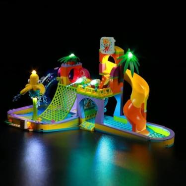 Imagem de BrickBling Light Kit Compatible with Lego Friends Water Park 41720, LED Lighting Compatible with Lego 41720 (No Model)
