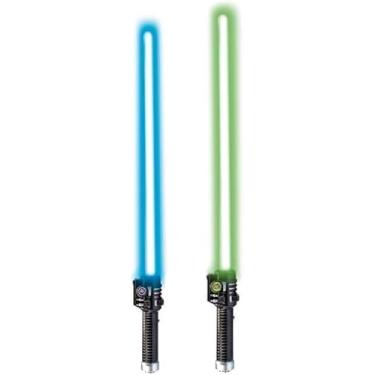 Imagem de 2 Unidades Espada Sabre de Luz Star LED Brinquedo Som e Luz Recarregável