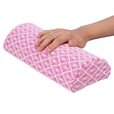 Imagem de ZJchao Almofada de Mão para Nail Art, Esponja Macia Com Alta Elasticidade para Manicure e Tratamento de Unhas, Destacável Lavável Com Estampa Vogue e Renda, Almofada Compacta Leve para (4#)