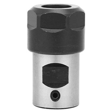 Imagem de AUNMAS Suporte de Mandril de Bloco de Pinça ER16, Liga de Metal de Alta Resistência Bloco de Pinça de Eixo ER16 para Fresadora de Torno, Corpo de 40 Mm Com 5 Furos de Eixo, Suporte de Ferramenta de