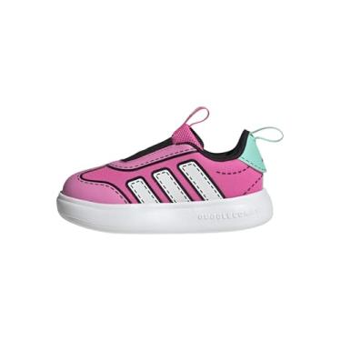 Imagem de adidas Baby-Girl Bubblecomic I Tênis, Rosa lúcido/branco/azul-piscina, 17
