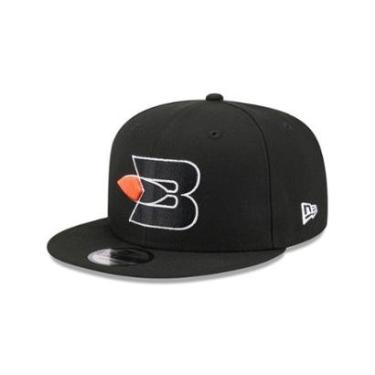 Imagem de BONE NEW ERA 9FIFTY BUFFALO BRAVES NBA HARDWOOD PRETO-Masculino