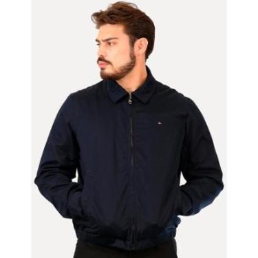 Imagem de Jaqueta Tommy Hilfiger Masculina Regular Cotton Ivy Azul Marinho-Masculino