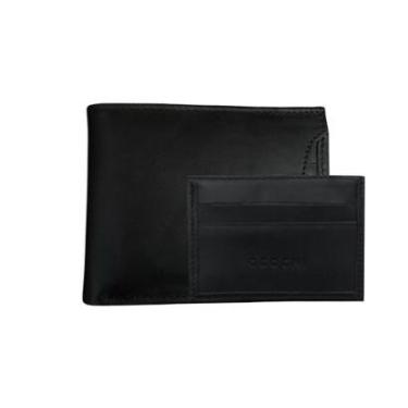 Imagem de Carteira Masculina Ogochi com Porta Cartão Preta - 064520003-Masculino