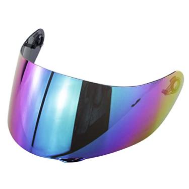 Imagem de Lente de Visor Capacete Moto para Substituição no Integral AGV K1 K3SV K5 PC Premium Anti- Anti-Fumaca Anti-Risco Confortavel Longevidade Superior Abrir e Fechar Boa