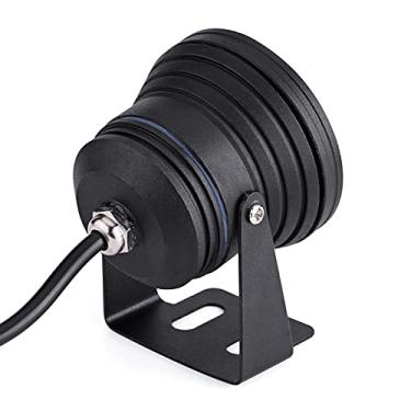 Imagem de Estink 10W 12V LED Spotlight RGB para Barco Marítimo Iate Lâmpada Externa Com Controle Remoto Suporte Ajustável Design à Prova de Chuva para Fonte Lago Aquário (casca preta)