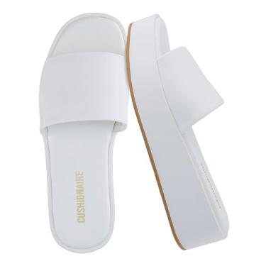 Imagem de CUSHIONAIRE KUDOS Women s Platform Sandals Wedge Sandals for Women, Comfortable Slip-On Shoes, Dressy Summer Sandals with Cushioned Footbed