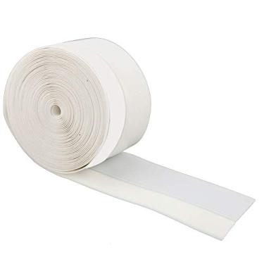 Imagem de SIWOTED 5M 45mm Tira de vedação autoadesiva para janela de porta e prevenção de poeira e (Branca)
