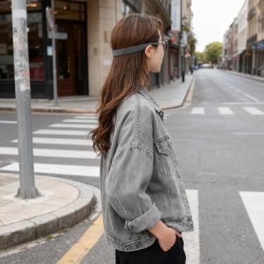 Imagem de Pacote com 1 alça para óculos – cordão universal para óculos – cordão de retenção de óculos para leitura, segurança, esportes e óculos de sol (cinza)