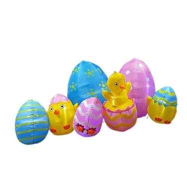 Imagem de Baoblaze Pintinho inflável de Páscoa para decoração externa, grande e decorativa para casa, quintal, jardim e shoppings.