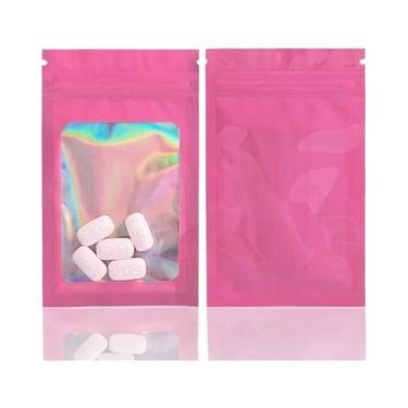 Imagem de Sacos Plásticos Holográficos a Prova De Cheiro Com Fecho Zip Para Arma