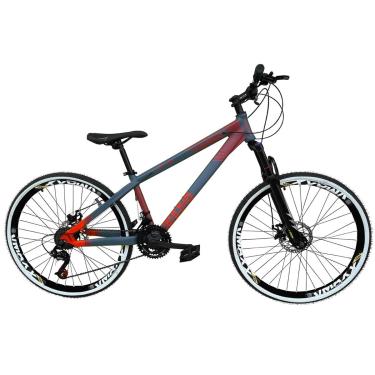 Imagem de Bicicleta Aro 26 Vikingx Tuff X35 Alumínio 21v Câmbios Shimano Aros Vmaxx Freio Hidráulico a Disco-Unissex