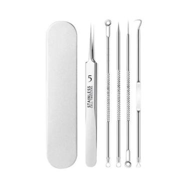 Imagem de Kit De Remoção De Acne E Cravos, Ferramenta De Limpeza De Poros Faciai