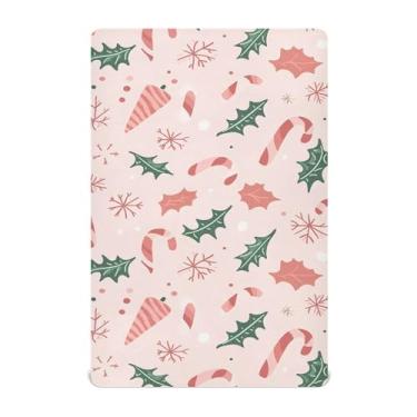 Imagem de Wassud Lençóis de berço respirável para meninos e meninas, lençol com elástico neutro 71 x 132 cm