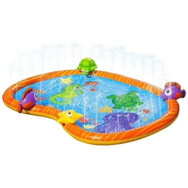 Imagem de Parque Aquático Inflável com Esguiches de Água para Crianças, Banzai, Colorido