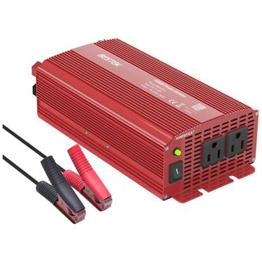 Imagem de Inversor de Potência Automotivo 1000W, 12V, BESTEK 4350464960, Vermelho