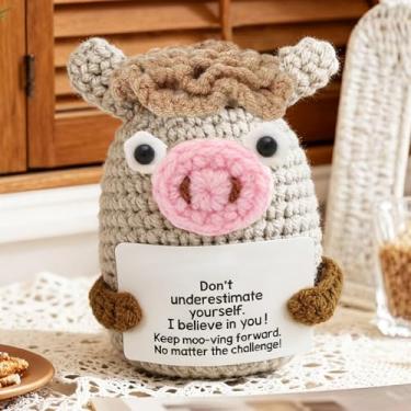 Imagem de Lindo kit de crochê animal – decoração artesanal estilo tomate, arte artesanal, presente de decoração DIY para festivais de Natal, aniversário para mulheres ou homens