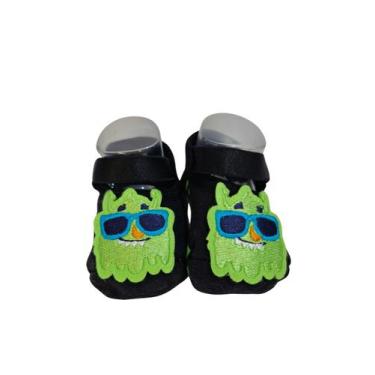 Imagem de Sapatilha Shrek Preta 16-22 Infantil Ref 23073004 - LEKE  MEIAS