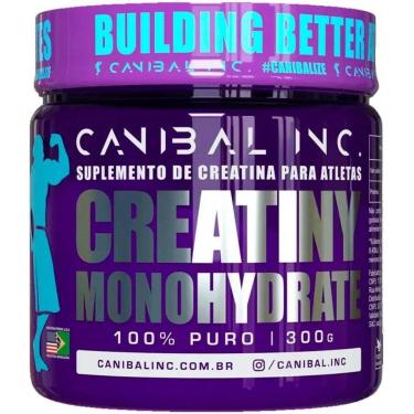 Imagem de Creatina Monohidratada 3000mg 100% Pura 300g Canibal-Unissex