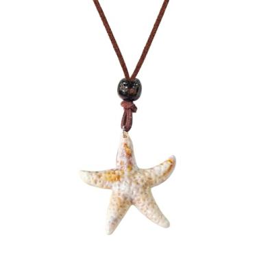 Imagem de BYETOCE Colar com pingente de concha branca pura, simples, delicada, banhado a ouro, gargantilha, corrente de concha natural, joia de praia boho moderna para mulheres, decorações de férias de verão