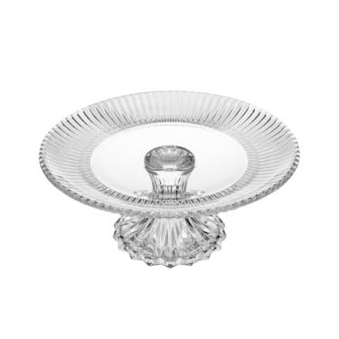 Imagem de LYOR - Prato para Bolo com Pé de Cristal Renaissance 25cm x 12cm - Boleira