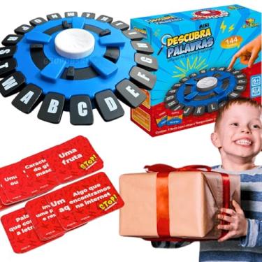 Imagem de Mini Stop Eletrônico Jogo Portátil brinquedo educativo para jogar na escola Rápido de Palavras Cronometro 10 segundos presente criança menino menina