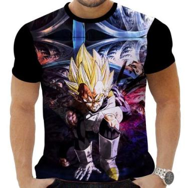 Imagem de Camiseta Camisa Personalizada Anime Clássico Dragon Ball Vegeta 06 - Z