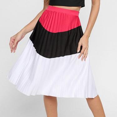 Imagem de Saia Midi Recoletta Plissada 3 Cores-Feminino