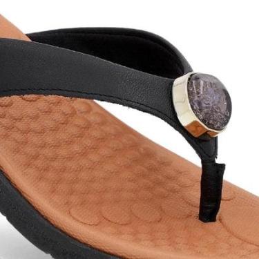 Imagem de Chinelo de Dedo Usaflex Amortecedor Palmilha Massageadora-Feminino