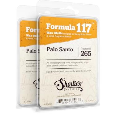 Imagem de Palo Santo Wax Melts Pacote múltiplo - Fórmula 117-2 barras altamente perfumadas de 85 g (170 g no total) - Feito com óleos essenciais e naturais - Coleção de cubos aromatizadores de frutas e bagas