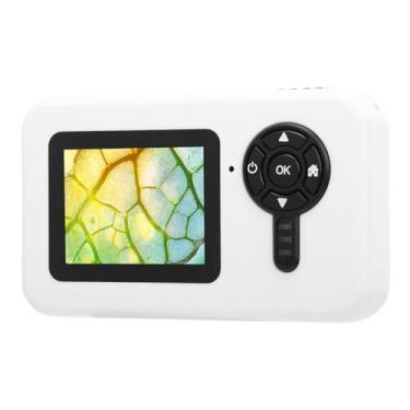 Imagem de EBTOOLS Microscópio de Câmera 1000X, Portátil Portátil de Alta Definição Com Função de Vídeo Fotográfico de Tela de 2 Polegadas, para Crianças, Estudantes, Educação Científica (WHITE)