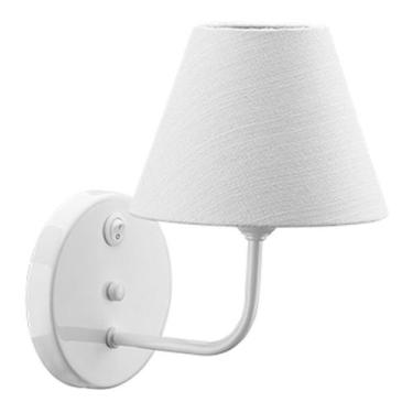 Imagem de Arandela Branca com Cupula Branca para 1 Lâmpada E27 DITAL