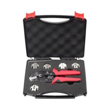 Imagem de Kit De Alicates De Crimpagem 6 Em 1 Com 5 Mandíbulas Para Terminais Is
