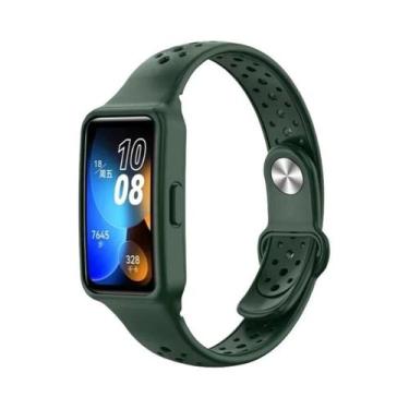 Imagem de Pulseira Esportiva De Silicone Respirável Para Huawei Band 10 9 8 7 6,
