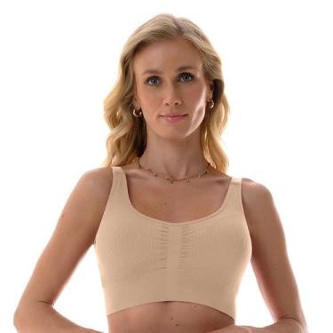 Imagem de Sutiã Comfort Anatômico Alças Reguláveis Bojo Removível sem Costura Be